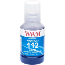Чорнило WWM Epson L11160/6490 №112 140г Cyan pigmented (E112CP)