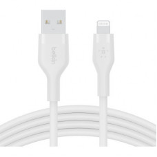 Дата кабель USB 2.0 AM to Lightning 2.0m White Belkin (CAA008BT2MWH)