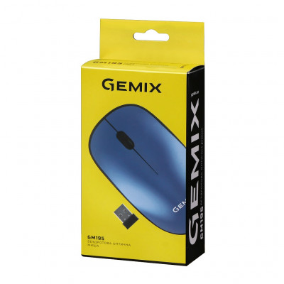 Мишка Gemix GM195 Wireless Blue (GM195Bl)