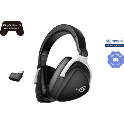 Навушники ASUS ROG Delta S Wireless Black/White (90YH03IW-B3UA00)