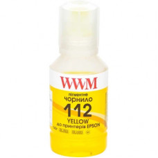 Чорнило WWM Epson L11160/6490 №112 140г Yellow pigmented (E112YP)
