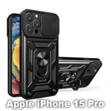 Чохол до мобільного телефона BeCover Military Apple iPhone 15 Pro Black (709953)