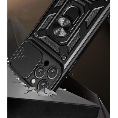 Чохол до мобільного телефона BeCover Military Apple iPhone 15 Pro Black (709953)