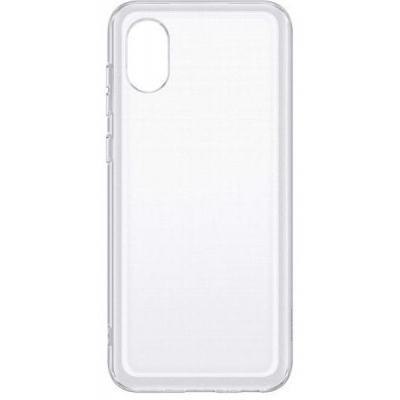 Чохол до мобільного телефона Samsung A03 Soft Clear Cover Transparent (EF-QA032TTEGRU)