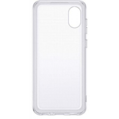 Чохол до мобільного телефона Samsung A03 Soft Clear Cover Transparent (EF-QA032TTEGRU)