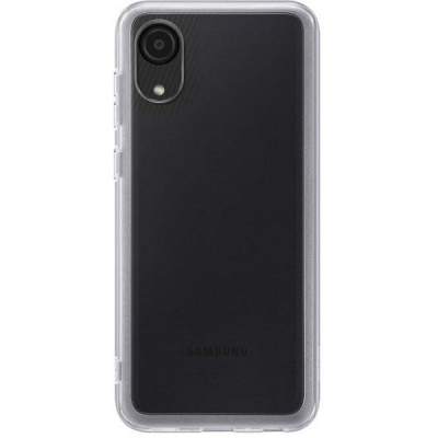 Чохол до мобільного телефона Samsung A03 Soft Clear Cover Transparent (EF-QA032TTEGRU)
