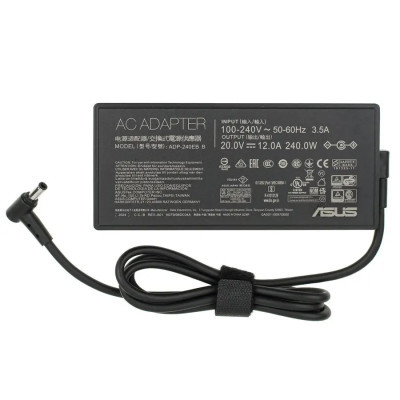 Блок живлення до ноутбуку ASUS 240W, 20V, 12A, роз'єм 6.0/3.7(pin inside), Slim-корпус (A40386)