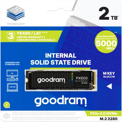 Накопичувач SSD M.2 2280 2TB PX600 Goodram (SSDPR-PX600-2K0-80)