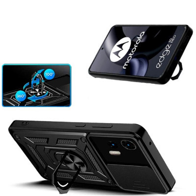 Чохол до мобільного телефона BeCover Military Motorola Edge 30 Neo Black (709966)
