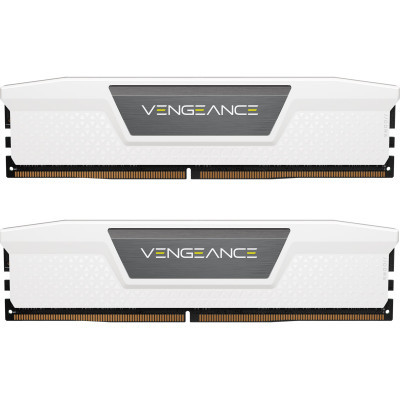 Модуль пам'яті для комп'ютера DDR5 32GB (2x16GB) 5600 MHz Vengeance White Corsair (CMK32GX5M2B5600C40W)