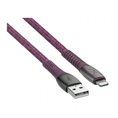 Дата кабель USB 2.0 AM to Lightning 1.2m MFI 3A red RivaCase (PS6101 RD12)