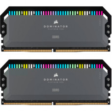 Модуль пам'яті для комп'ютера DDR5 32GB (2x16GB) 6000 MHz Dominator Platinum RGB Gray Corsair (CMT32GX5M2D6000Z36)