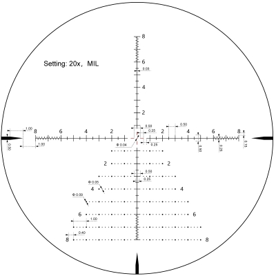 Оптичний приціл Vector Optics Taurus 3-24x56 (34 мм) illum. SFP ED (SCOL-55)