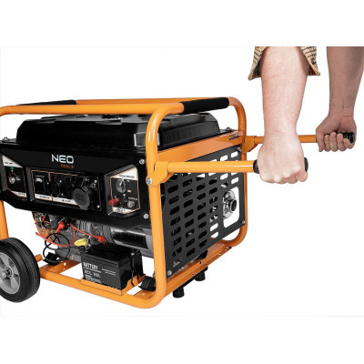 Генератор Neo Tools 230V, 1 фаза, 6/6.5kW, електростарт, AVR (04-731)
