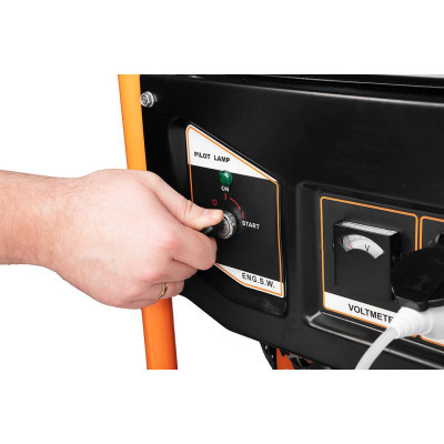 Генератор Neo Tools 230V, 1 фаза, 6/6.5kW, електростарт, AVR (04-731)