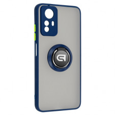 Чохол до мобільного телефона Armorstandart Frosted Matte Ring Xiaomi Redmi Note 12s 4G Navy Blue (ARM68900)