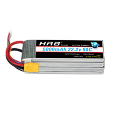 Акумулятор для FPV-дрона HRB_ Lipo 6s 22.2V 5000mAh 50C Battery (Weight 650-700g) (HR-5000MAH-6S-50C-XT60)