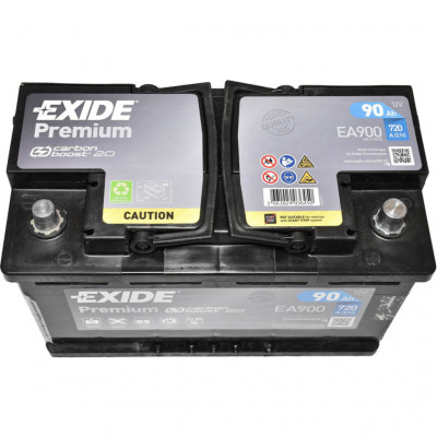 Акумулятор автомобільний EXIDE PREMIUM 90Ah (EA900)