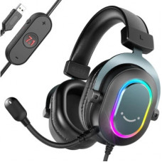 Навушники Fifine H6 RGB 7.1 Black (H6)