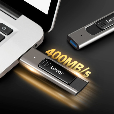 USB флеш накопичувач Lexar 128GB JumpDrive M900 USB 3.1 (LJDM900128G-BNQNG)