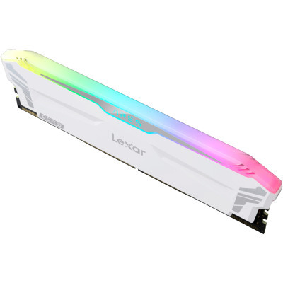 Модуль пам'яті для комп'ютера DDR5 32GB (2x(16GB) 6400 MHz Ares RGB White Lexar (LD5EU016G-R6400GDWA)