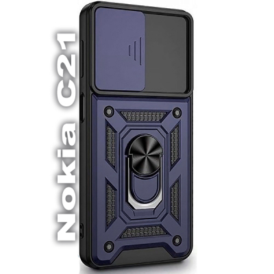 Чохол до мобільного телефона BeCover Military Nokia C21 Blue (709995)