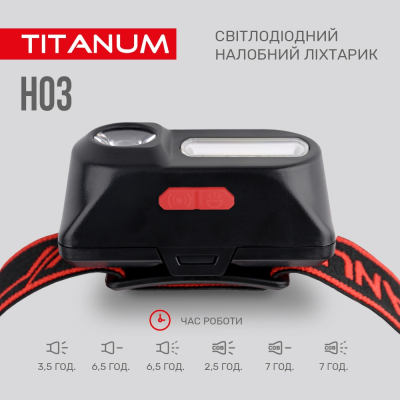 Ліхтар TITANUM 180Lm 6500K (TLF-H03)
