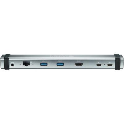 Порт-реплікатор Canyon Docking Station with 7 ports, 2*Type C, Input 100-240V (CNS-TDS06DG)