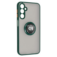 Чохол до мобільного телефона Armorstandart Frosted Matte Ring Samsung A24 4G (A245) Dark Green (ARM68895)