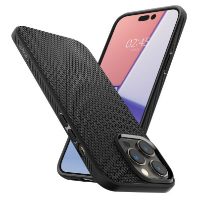 Чохол до мобільного телефона Spigen Apple iPhone 14 Pro Liquid Air, Matte Black (ACS04957)