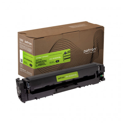 Картридж Patron HP 205A (CF530A) Green Label, black (PN-205AKGL)