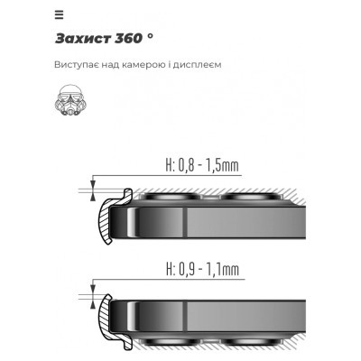Чохол до мобільного телефона Armorstandart ICON Case Samsung A15 5G (A156) Black (ARM72484)