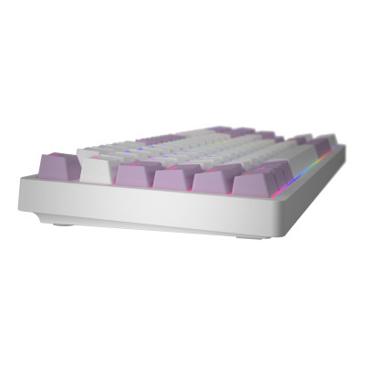 Клавіатура Hator Rockfall 2 Mecha Signature Edition USB White/White/Lilac (HTK-521-WWL)