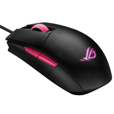 Мишка ASUS ROG Strix Impact II Electro Punk RGB Black (90MP01U0-BMUA00)