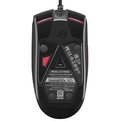 Мишка ASUS ROG Strix Impact II Electro Punk RGB Black (90MP01U0-BMUA00)