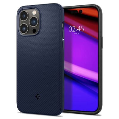 Чохол до мобільного телефона Spigen Apple Iphone 14 Pro Max Mag Armor MagFit, Navy Blue (ACS04845)