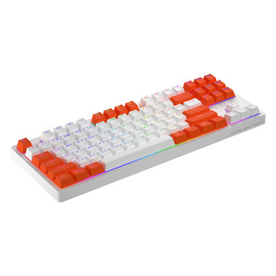 Клавіатура Hator Rockfall 2 Mecha Signature Edition USB White/White/Orange (HTK-521-WWO)