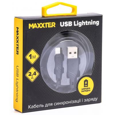 Дата кабель USB 2.0 AM to Lightning 2.0m Maxxter (UB-L-USB-02-2m)