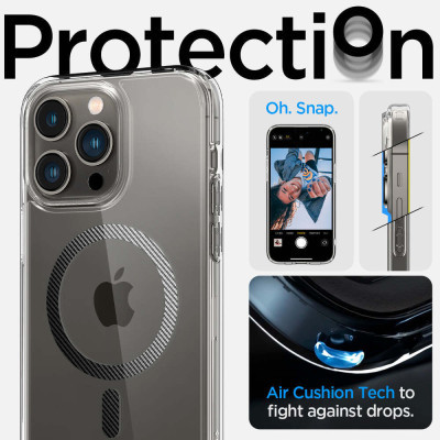 Чохол до мобільного телефона Spigen Apple iPhone 14 Pro Ultra Hybrid MagFit, Carbon Fiber (ACS04971)