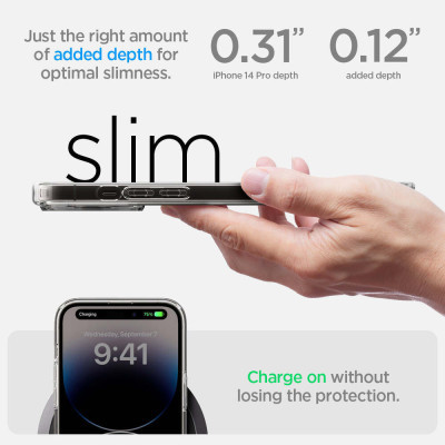 Чохол до мобільного телефона Spigen Apple iPhone 14 Pro Ultra Hybrid MagFit, Carbon Fiber (ACS04971)