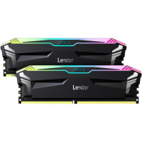 Модуль пам'яті для комп'ютера DDR4 32GB (2x16GB) 3600 MHz Ares RGB Black Lexar (LD4BU016G-R3600GDLA)