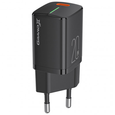 Зарядний пристрій Grand-X USB-C PD3.0 20W + cable Type-C - Type-C (CH-790C)