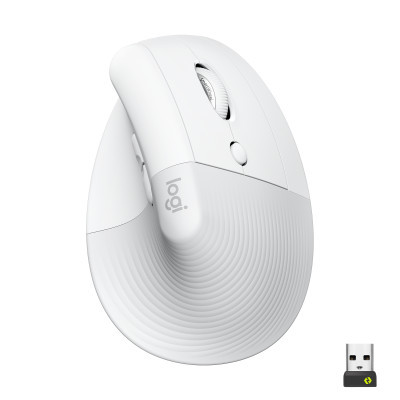 Мишка Logitech Lift Vertical Ergonomic Wireless/Bluetooth White (910-006475)