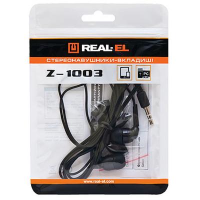 Навушники REAL-EL Z-1003 Black