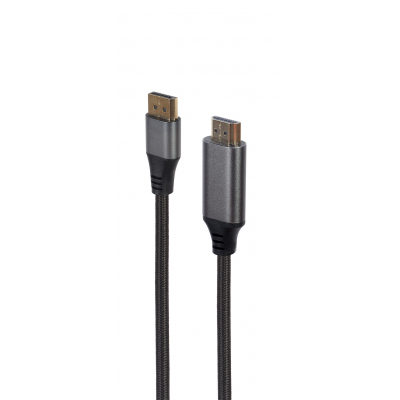 Кабель мультимедійний DisplayPort to HDMI 1.8m 4K 60Hz Cablexpert (CC-DP-HDMI-4K-6)