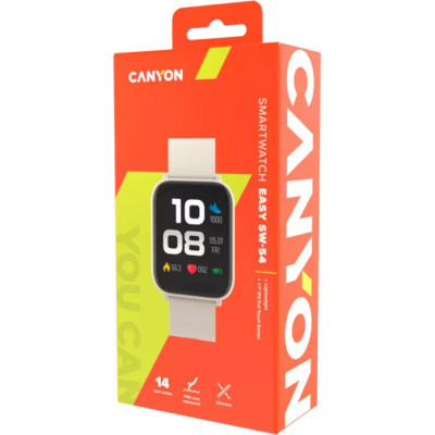Смарт-годинник Canyon Easy SW-54 Beige (CNS-SW54WB)