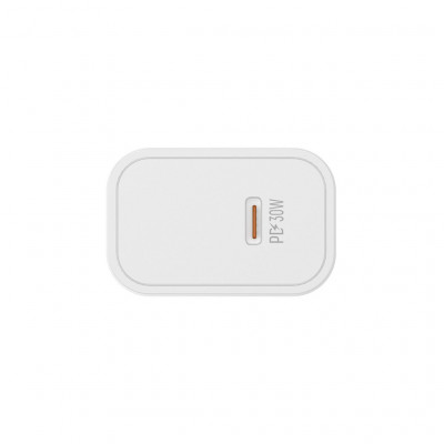 Зарядний пристрій ColorWay PD Port PPS USB Type-C (30W) white (CW-CHS038PD-WT)