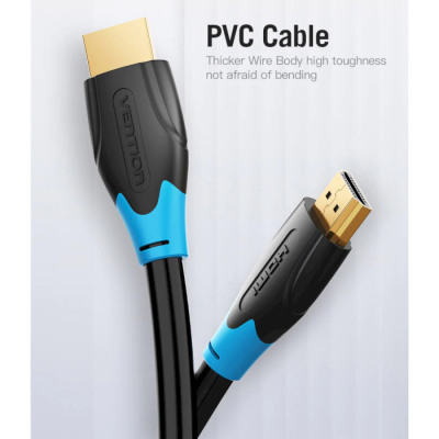 Кабель мультимедійний HDMI to HDMI 5.0m V2.0 4K 60Hz PVC Vention (AACBJ)