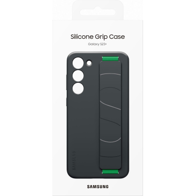 Чохол до мобільного телефона Samsung Galaxy S23 Plus Silicone Grip Case Black (EF-GS916TBEGRU)