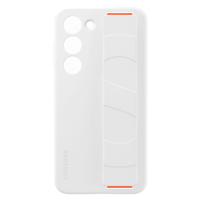 Чохол до мобільного телефона Samsung Galaxy S23 Plus Silicone Grip Case White (EF-GS916TWEGRU)
